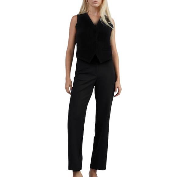 Oak + Fort Asymmetric Waist Pants - Picture 3 of 11